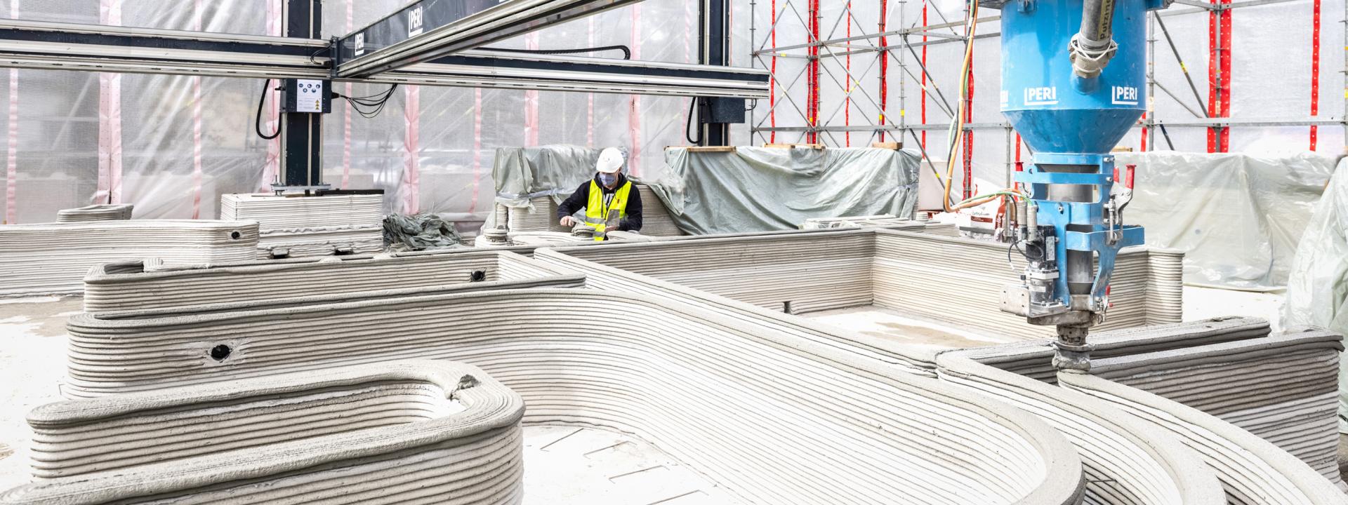 3D concrete printing material for residential construction ready for the market